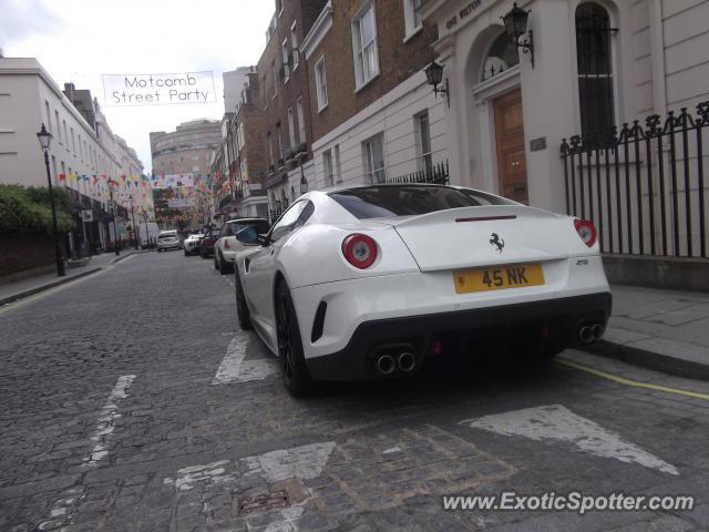 Ferrari 599GTO spotted in London, United Kingdom