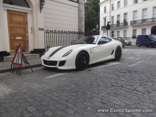 Ferrari 599GTO spotted in London, United Kingdom