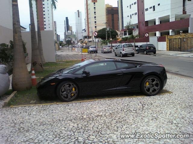 Lamborghini Gallardo spotted in João Pessoa, Brazil