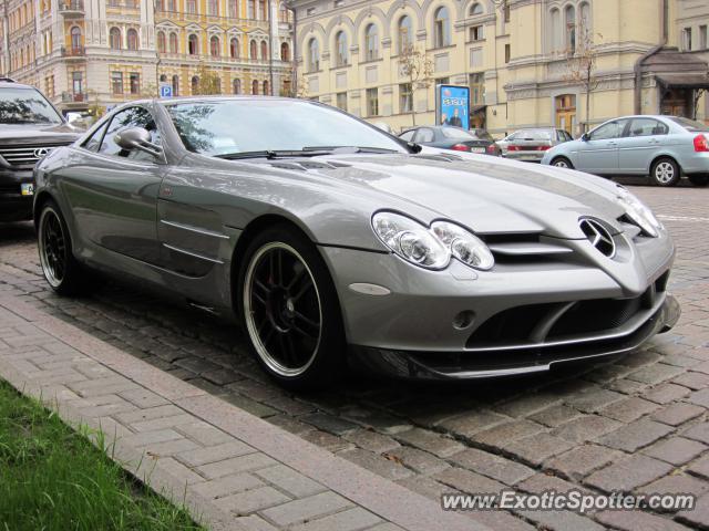 Mercedes SLR spotted in Kiev, Ukraine