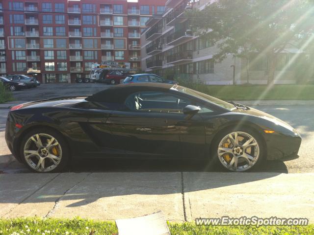 Lamborghini Gallardo spotted in Montreal,quebec, Canada