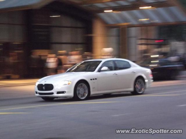 Maserati Quattroporte spotted in Chicago, Illinois