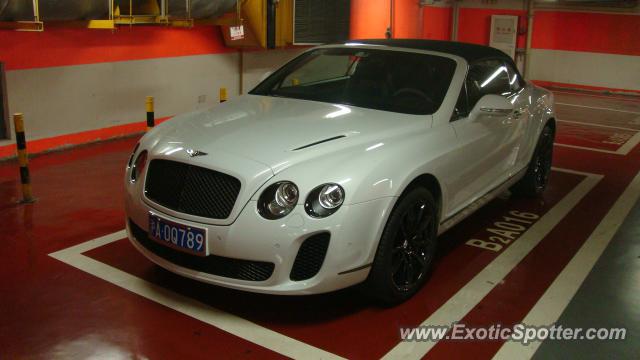 Bentley Continental spotted in SHANGHAI, China