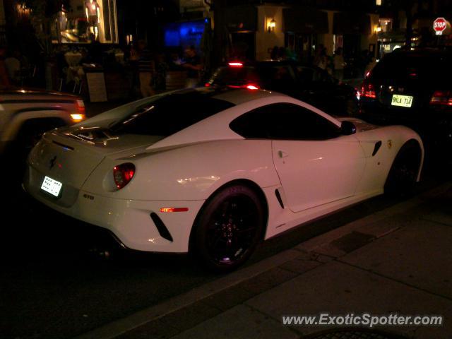 Ferrari 599GTO spotted in Toronto, Canada