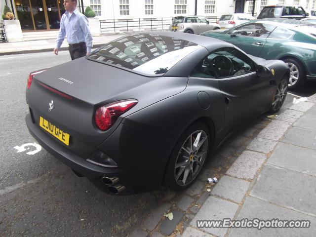 Ferrari California spotted in London, United Kingdom