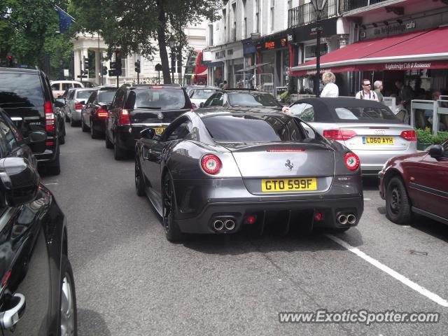 Ferrari 599GTO spotted in London, United Kingdom