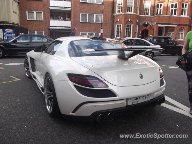 Mercedes SLS AMG spotted in London, United Kingdom