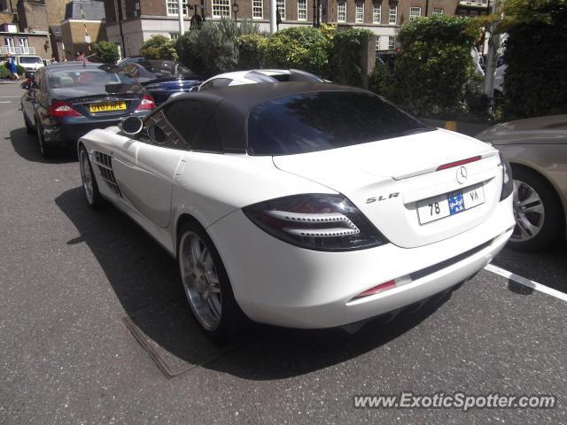 Mercedes SLR spotted in London, United Kingdom