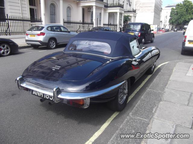 Jaguar E-Type spotted in London, United Kingdom