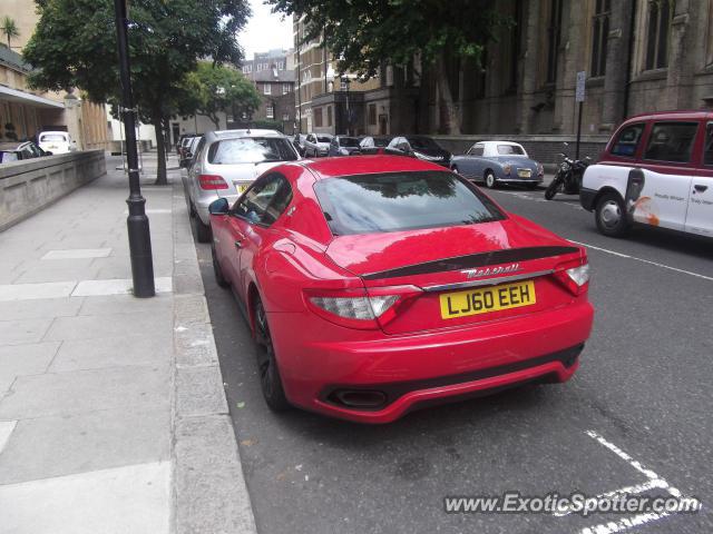 Maserati GranTurismo spotted in London, United Kingdom