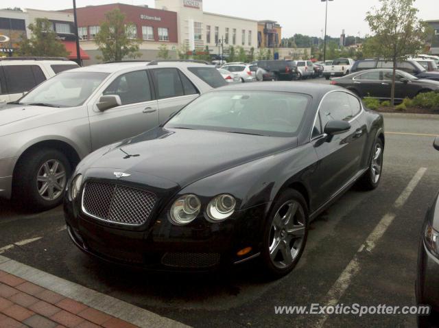 Bentley Continental spotted in Dedham, Massachusetts