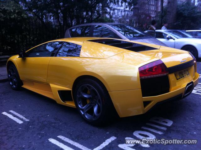 Lamborghini Murcielago spotted in London, United Kingdom