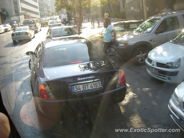 Maserati Quattroporte spotted in Istanbul, Turkey