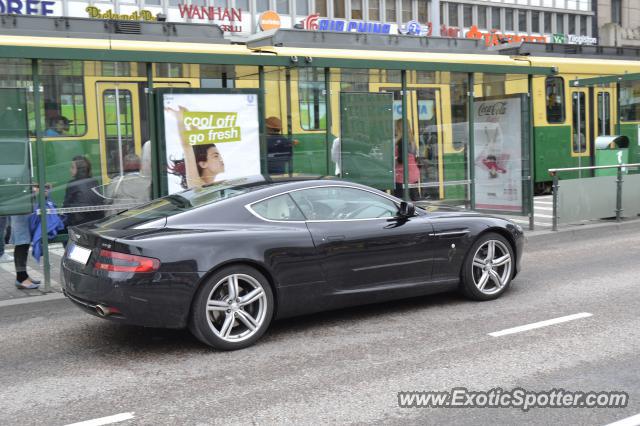 Aston Martin DB9 spotted in Helsinki, Finland