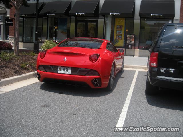 Ferrari California spotted in Marietta, Georgia