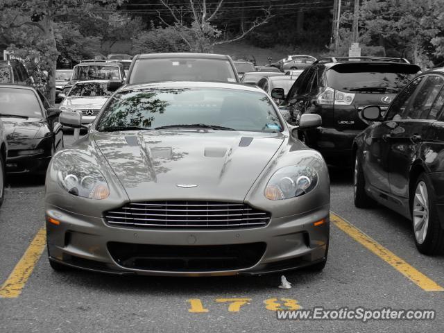 Aston Martin DBS spotted in Greenwich, Connecticut