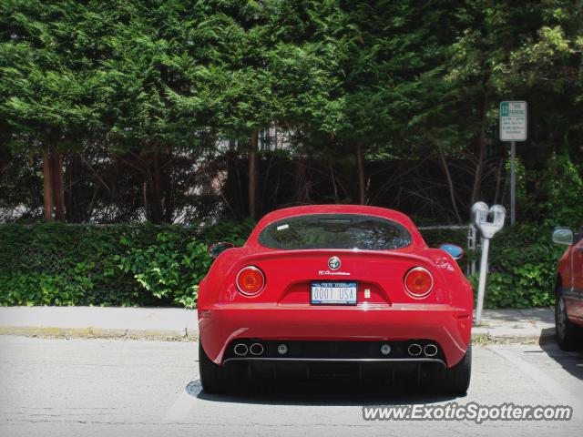 Alfa Romeo 8C spotted in Greenwich, Connecticut