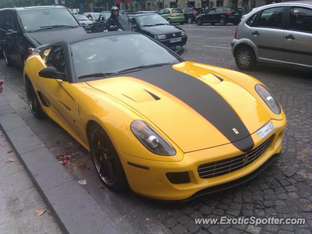 Ferrari 599GTB spotted in Paris, France