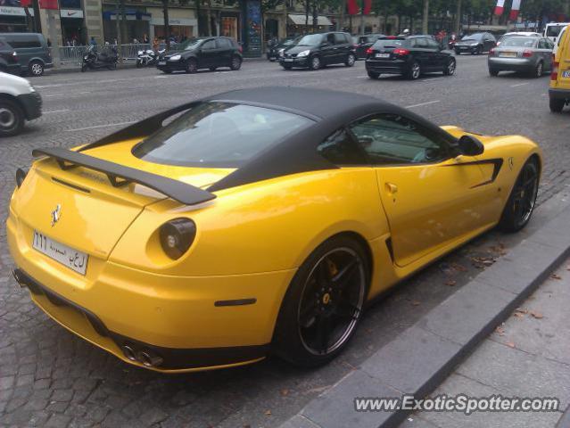 Ferrari 599GTB spotted in Paris, France