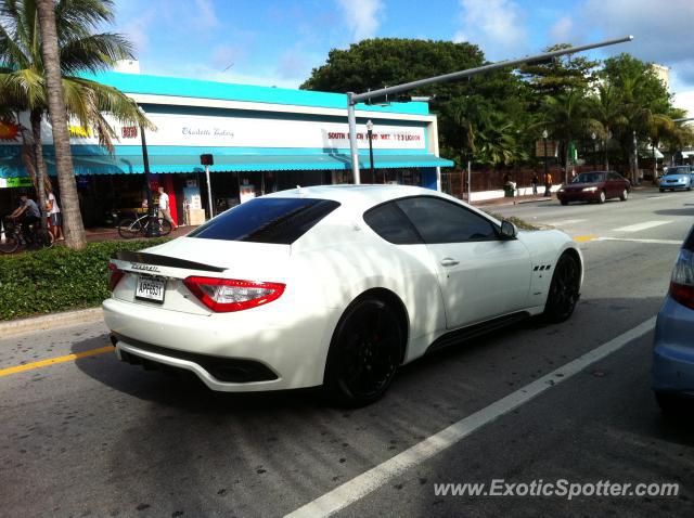 Maserati GranTurismo spotted in Miami, Florida