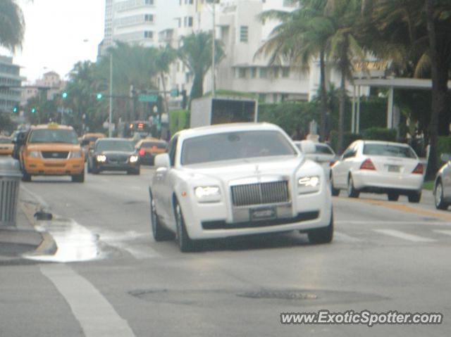 Rolls Royce Ghost spotted in Miami, Florida