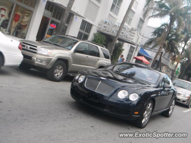 Bentley Continental spotted in Miami, Florida