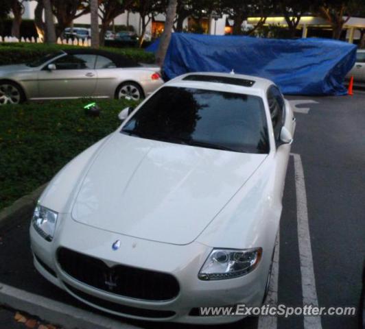 Maserati Quattroporte spotted in Miami, Florida