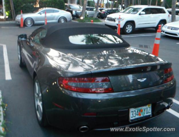 Aston Martin Vantage spotted in Miami, Florida