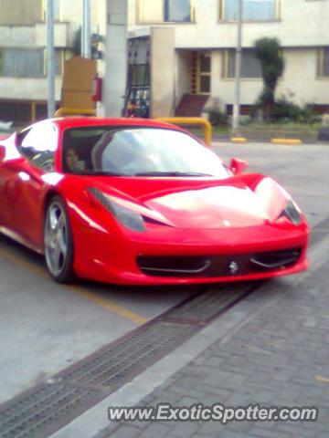 Ferrari 458 Italia spotted in Bogota-Colombia, Colombia