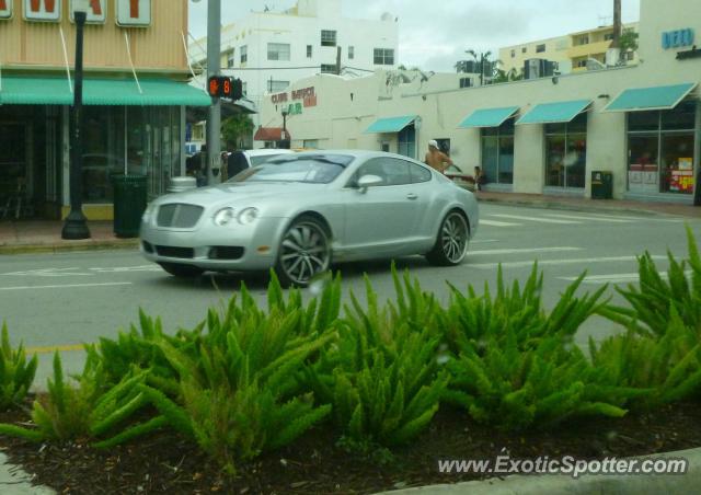 Bentley Continental spotted in Miami, Florida