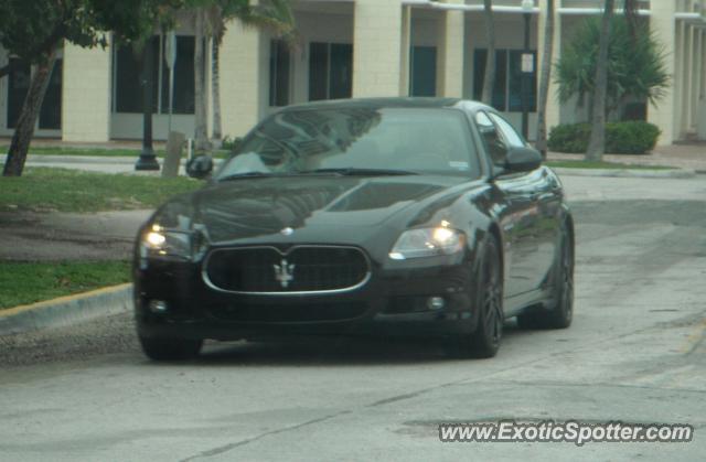 Maserati Quattroporte spotted in Miami, Florida