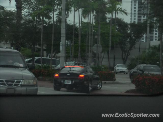 Bentley Continental spotted in Miami, Florida