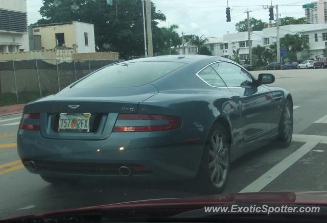 Aston Martin DB9 spotted in Miami, Florida