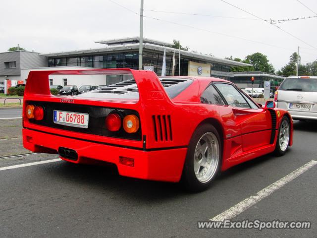 Ferrari F40 spotted in Frankfurt, Germany