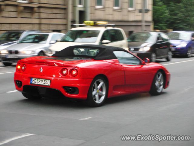 Ferrari 360 Modena spotted in Frankfurt, Germany