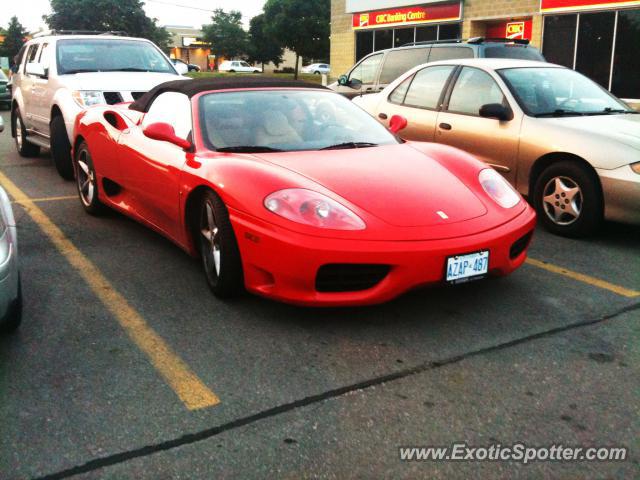 Ferrari 360 Modena spotted in London, Ontario , Canada