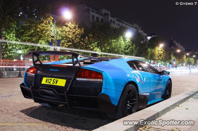 Lamborghini Murcielago spotted in Paris, France