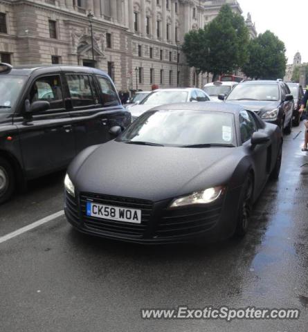 Audi R8 spotted in London, United Kingdom