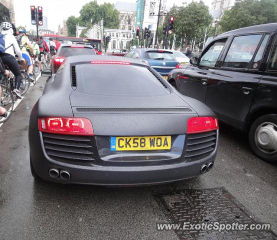 Audi R8 spotted in London, United Kingdom