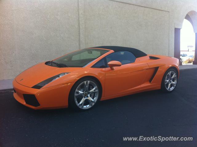 Lamborghini Gallardo spotted in Tucson, Arizona