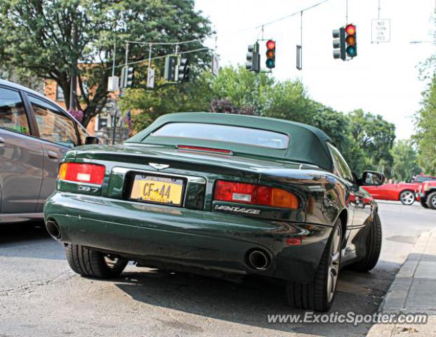 Aston Martin DB7 spotted in Saratoga Springs, New York