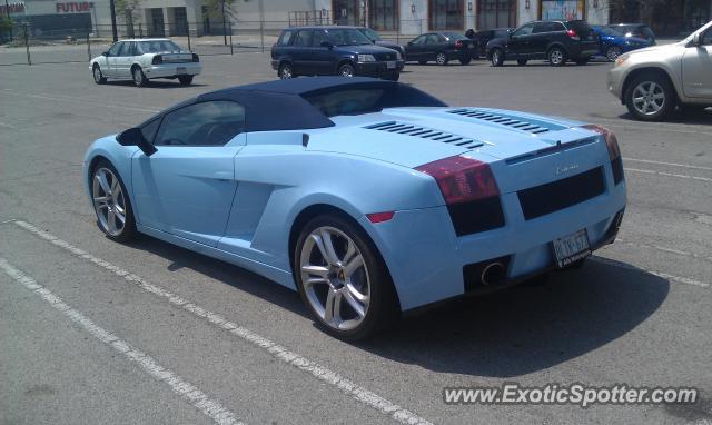 Lamborghini Gallardo spotted in London, Ontario, Canada