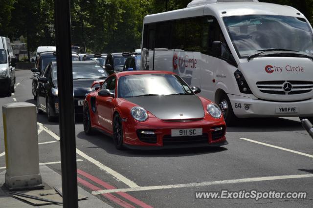 Porsche 911 GT2 spotted in London, United Kingdom