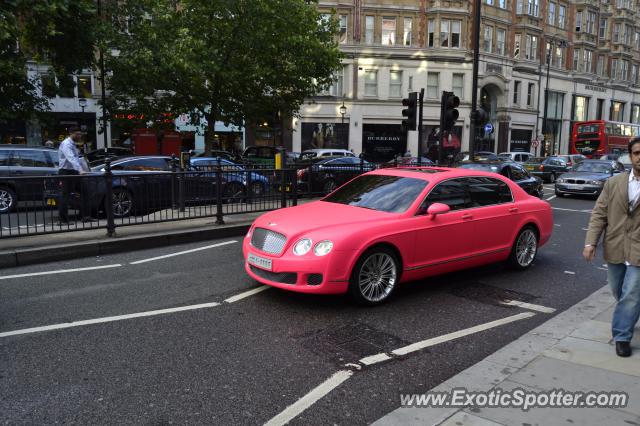 Bentley Continental spotted in London, United Kingdom