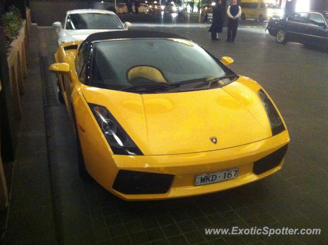 Lamborghini Gallardo spotted in Melbourne, Australia