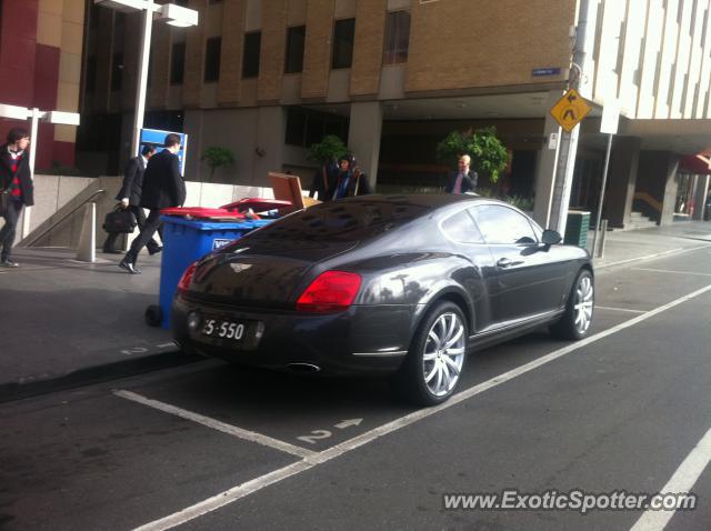 Bentley Continental spotted in Melbourne, Australia