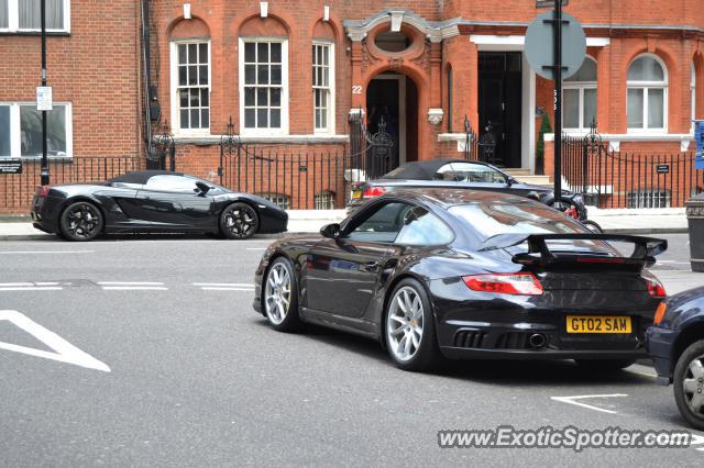 Porsche 911 GT2 spotted in London, United Kingdom