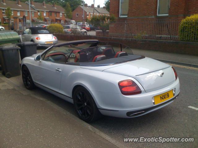 Bentley Continental spotted in Holywood, United Kingdom