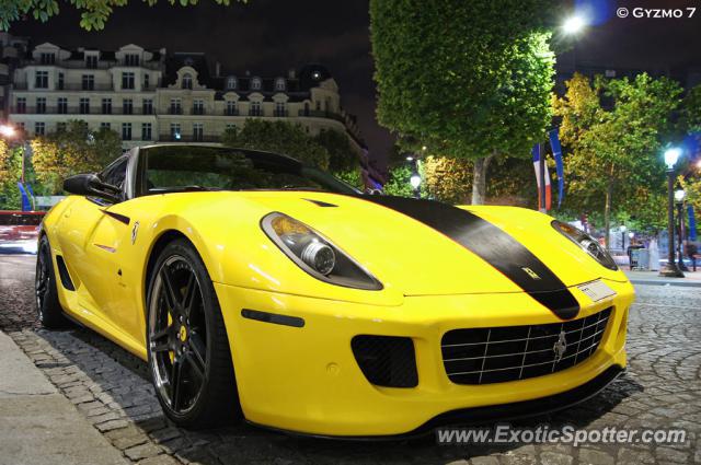 Ferrari 599GTB spotted in Paris, France