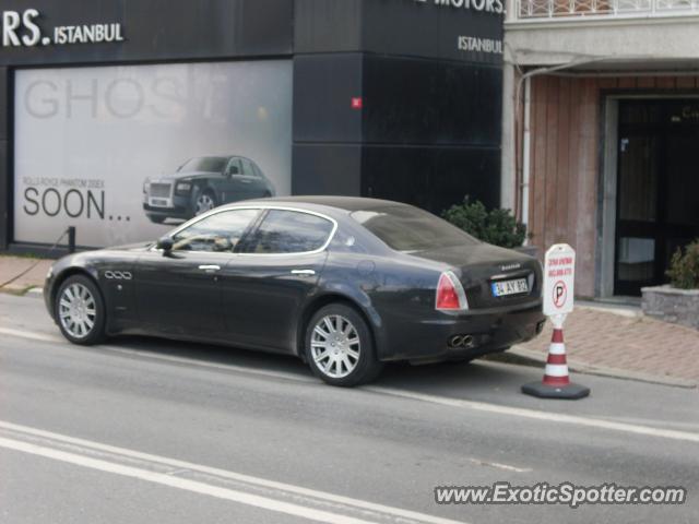 Maserati Quattroporte spotted in Istanbul, Turkey